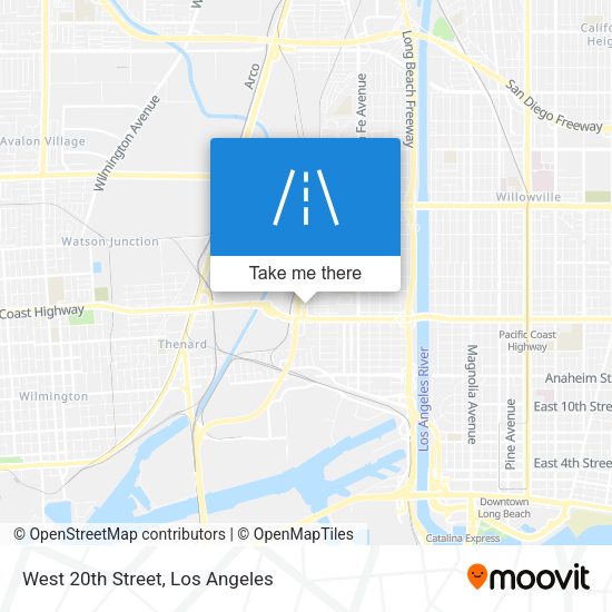 Mapa de West 20th Street