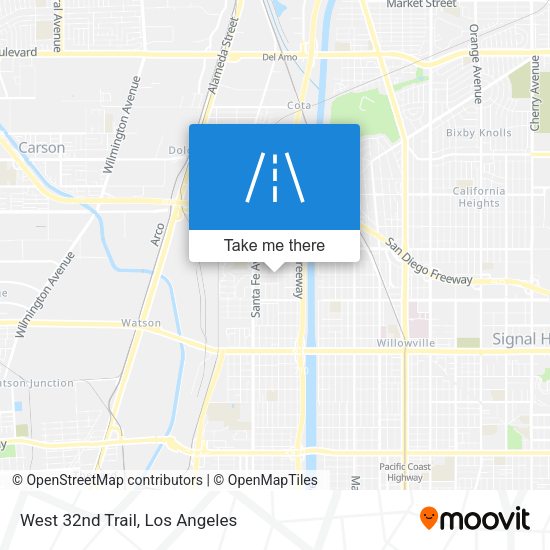 Mapa de West 32nd Trail