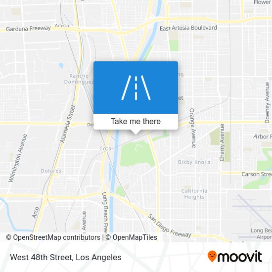 Mapa de West 48th Street