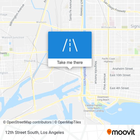 12th Street South map
