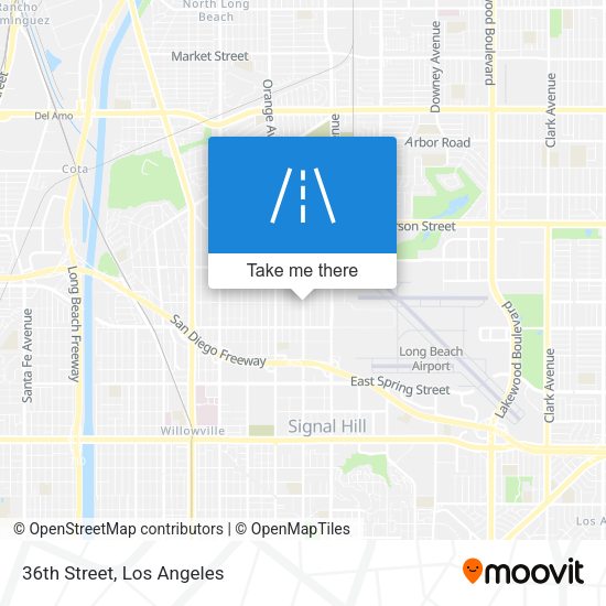Mapa de 36th Street