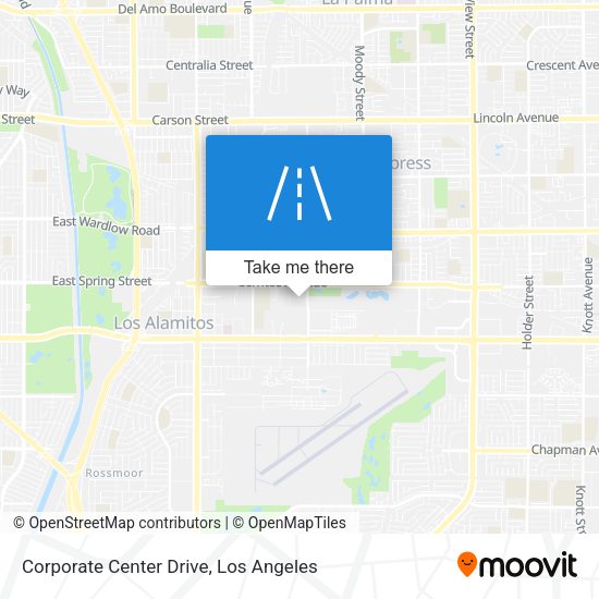 Mapa de Corporate Center Drive