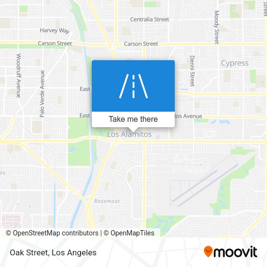 Mapa de Oak Street