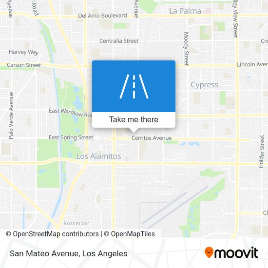 Mapa de San Mateo Avenue