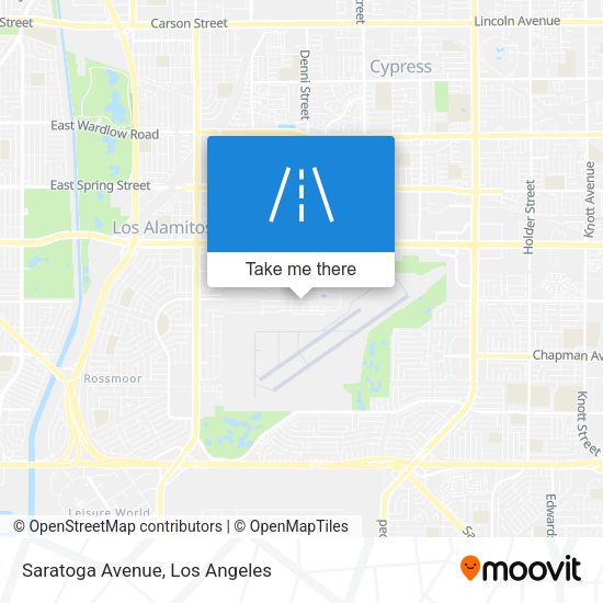 Mapa de Saratoga Avenue