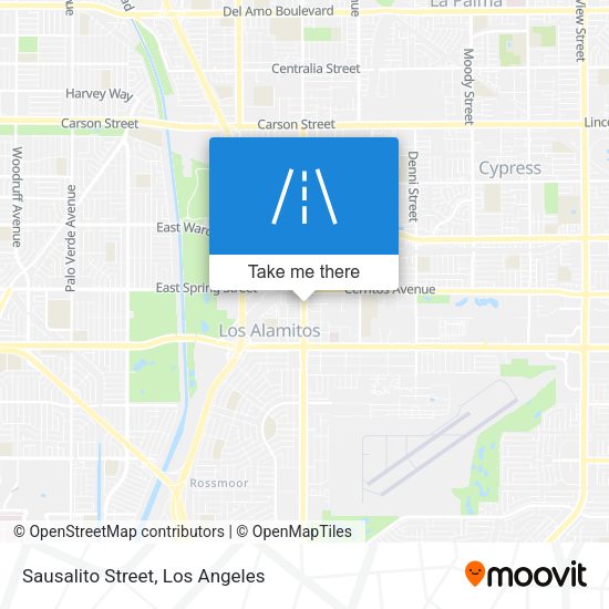 Mapa de Sausalito Street