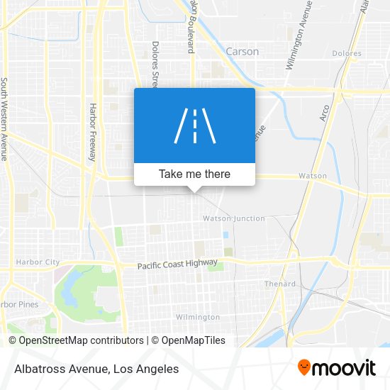 Mapa de Albatross Avenue