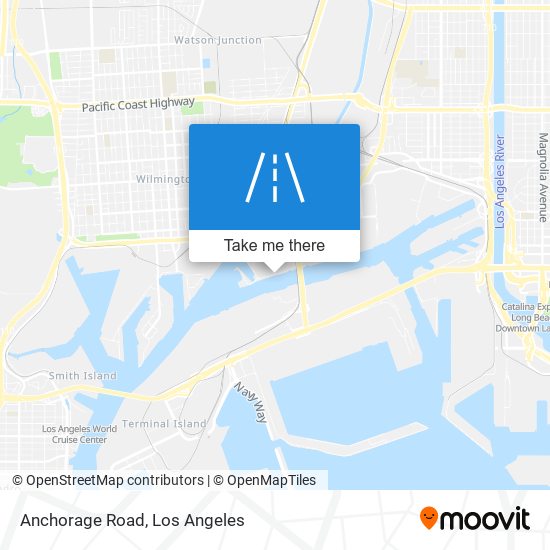 Mapa de Anchorage Road