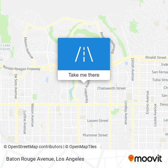 Baton Rouge Avenue map
