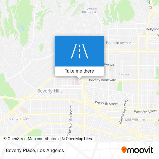 Mapa de Beverly Place