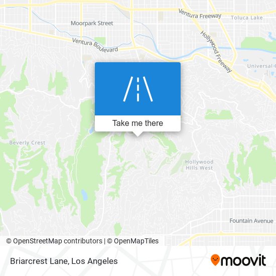 Briarcrest Lane map