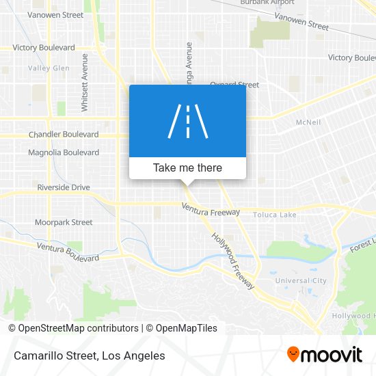 Mapa de Camarillo Street