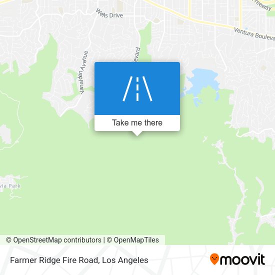Farmer Ridge Fire Road map