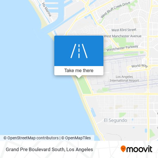 Grand Pre Boulevard South map