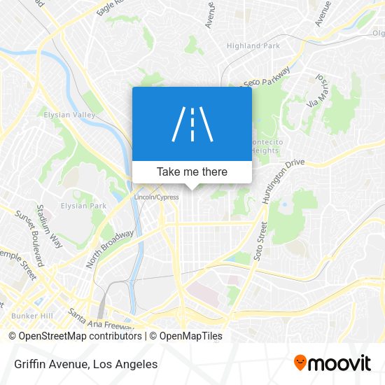 Mapa de Griffin Avenue