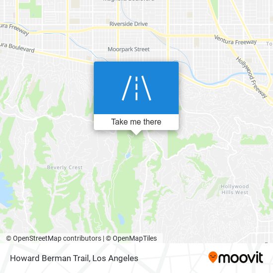 Howard Berman Trail map