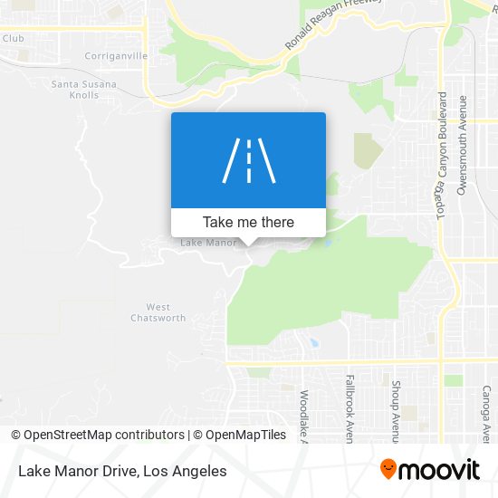 Lake Manor Drive map