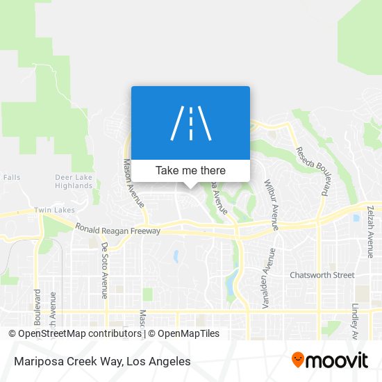 Mapa de Mariposa Creek Way