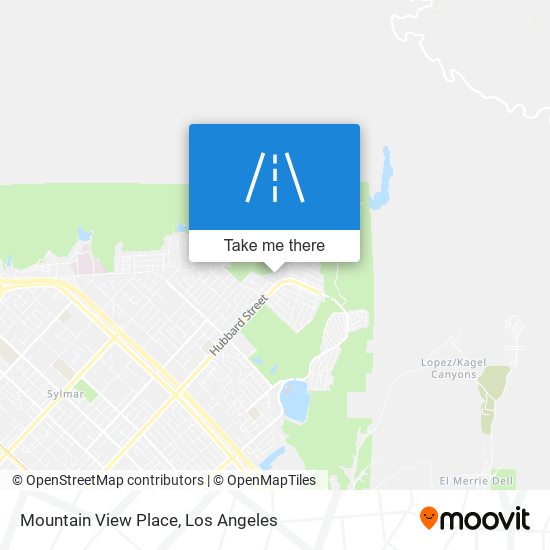 Mountain View Place map