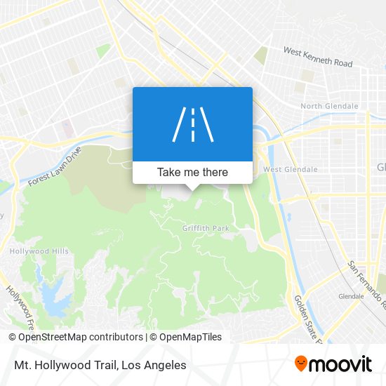 Mapa de Mt. Hollywood Trail