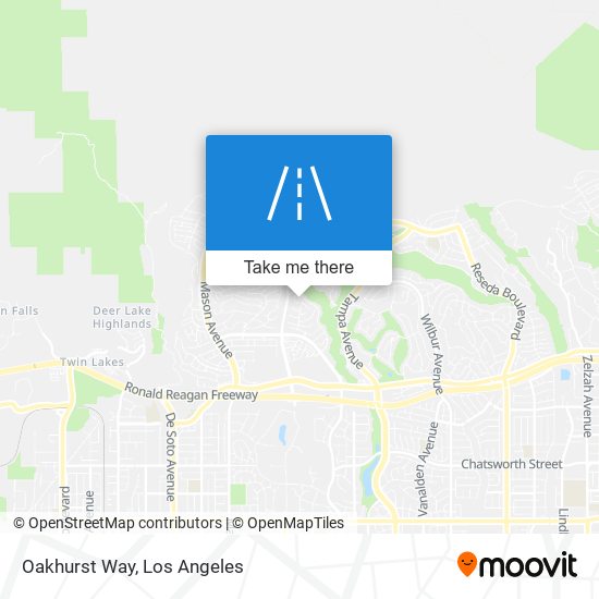 Mapa de Oakhurst Way