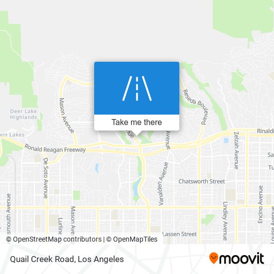 Quail Creek Road map