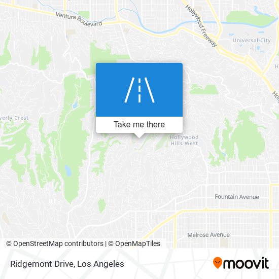 Ridgemont Drive map