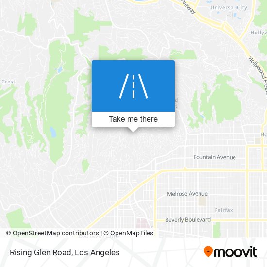 Rising Glen Road map