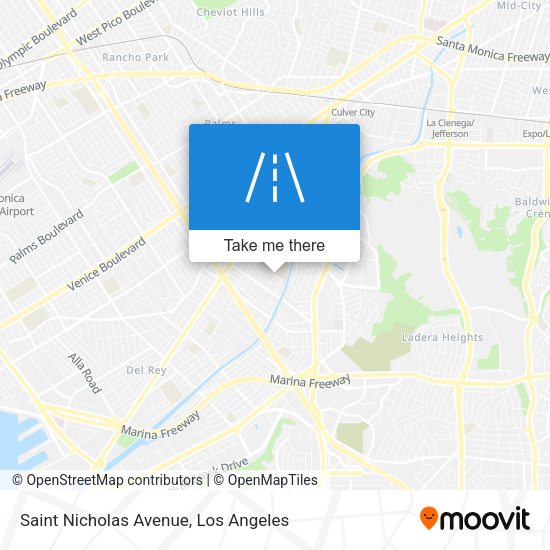 Saint Nicholas Avenue map