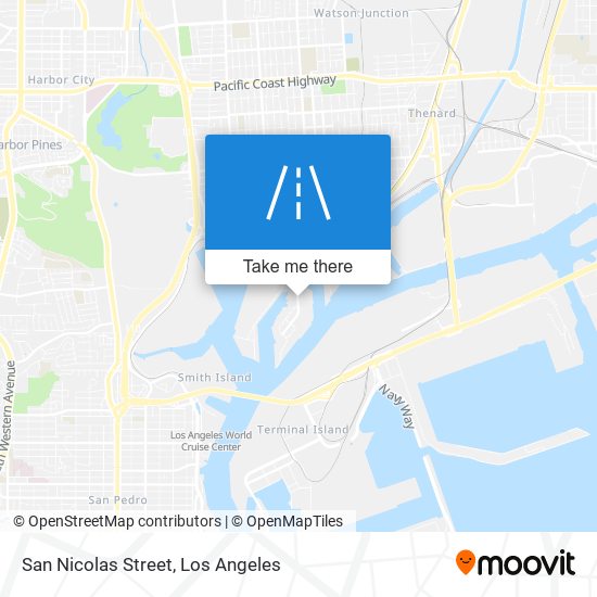 Mapa de San Nicolas Street