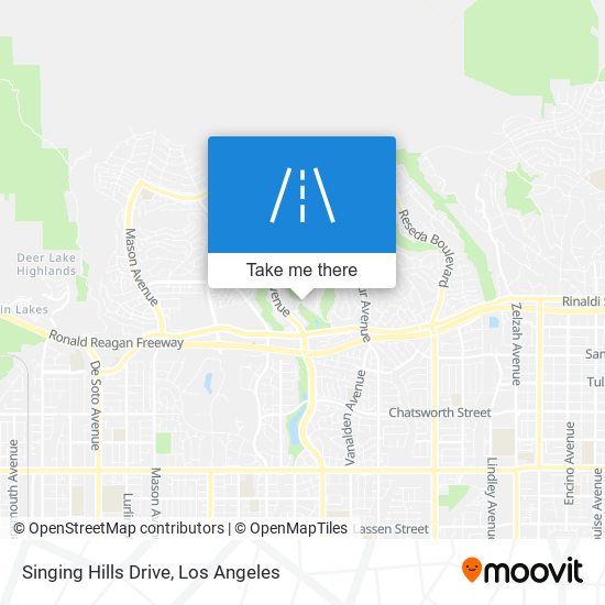 Mapa de Singing Hills Drive