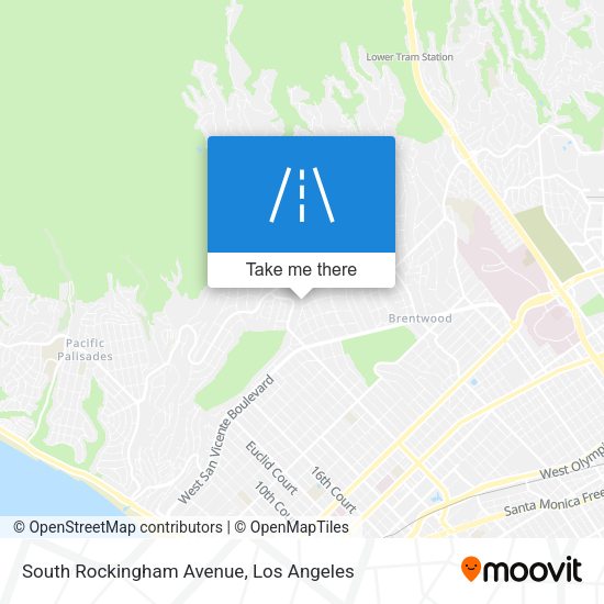 Mapa de South Rockingham Avenue