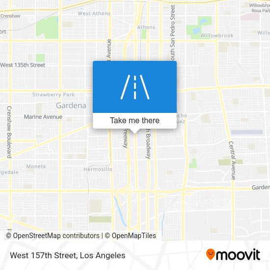 Mapa de West 157th Street