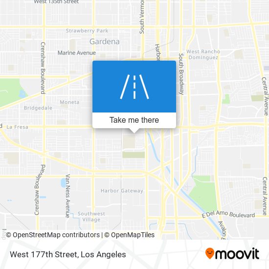 West 177th Street map