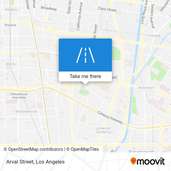 Mapa de Arval Street