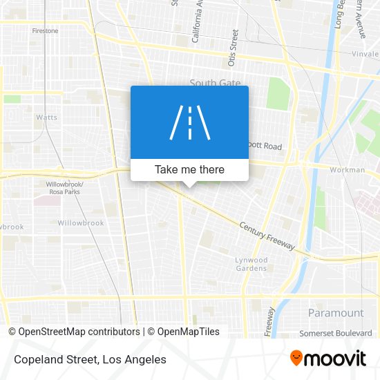Mapa de Copeland Street
