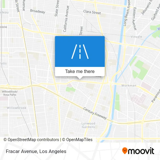 Fracar Avenue map