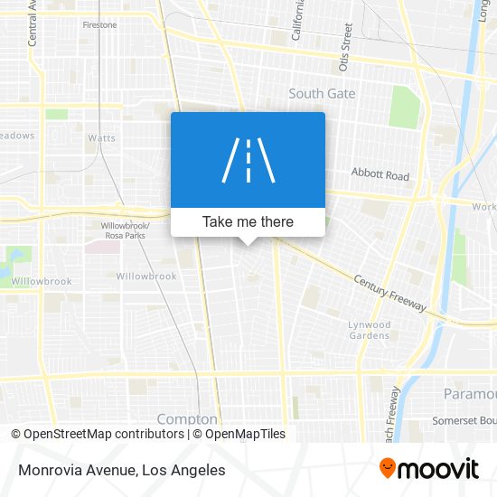 Mapa de Monrovia Avenue