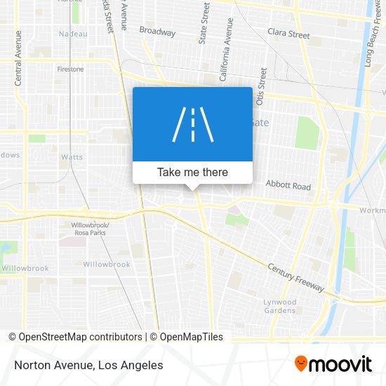 Mapa de Norton Avenue