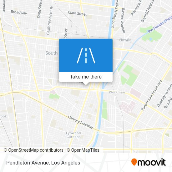 Pendleton Avenue map