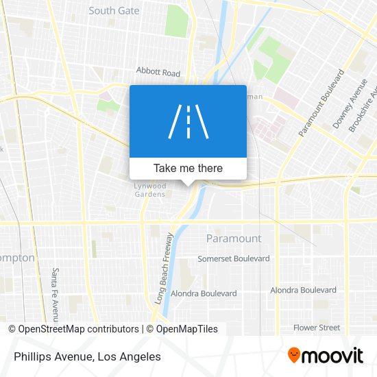 Phillips Avenue map