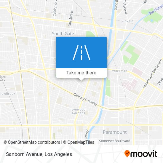 Mapa de Sanborn Avenue