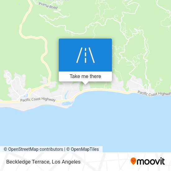 Beckledge Terrace map