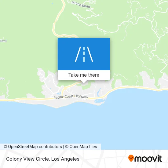 Colony View Circle map