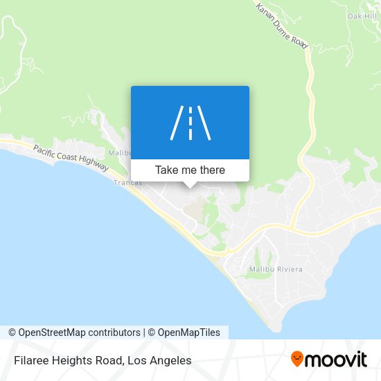 Filaree Heights Road map