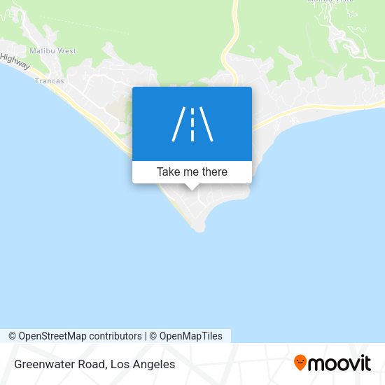 Mapa de Greenwater Road