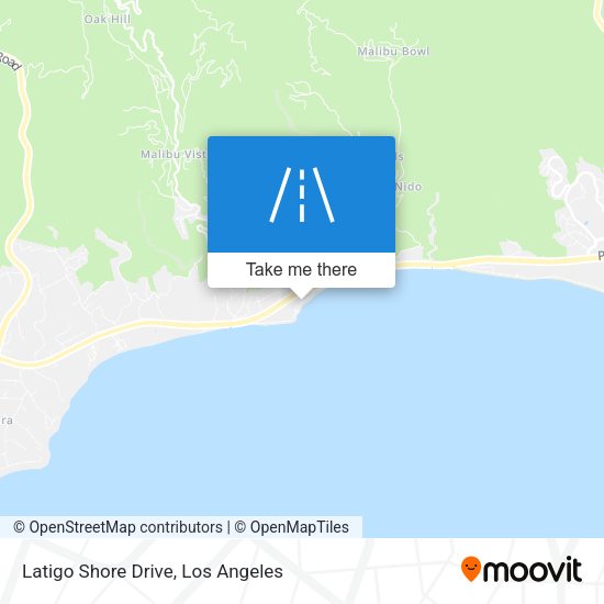 Mapa de Latigo Shore Drive