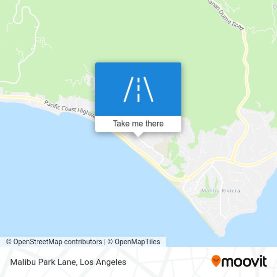 Mapa de Malibu Park Lane