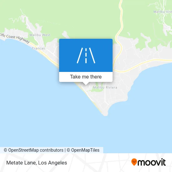 Metate Lane map
