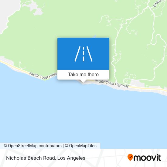 Nicholas Beach Road map